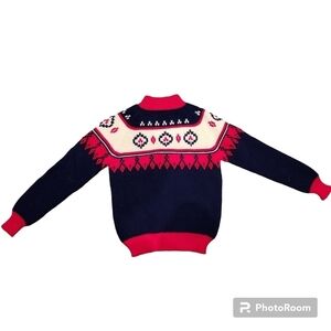 Vintage kids sweater snowflakes size 7